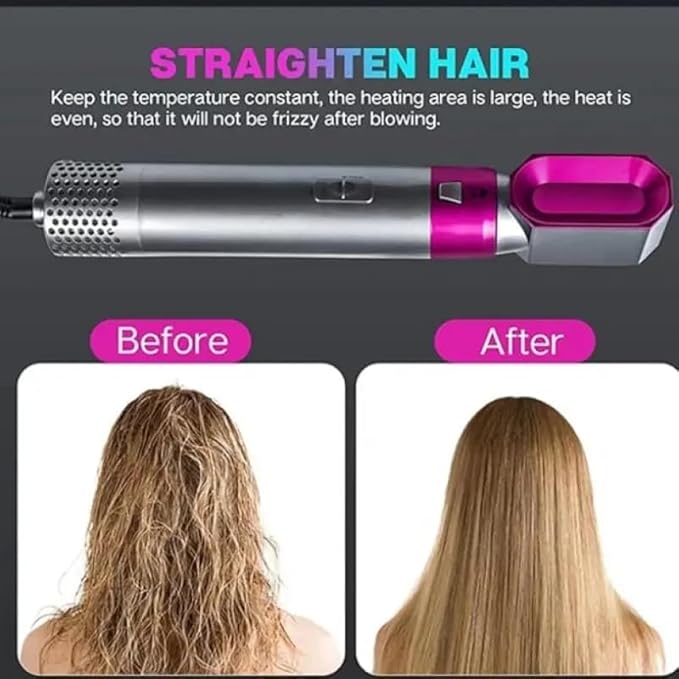 𝘼𝙧𝙖𝙗𝙞𝙖𝙣 𝙑𝙖𝙪𝙡𝙩™ Hot Hair Brush 5 in 1 – فرشاة الشعر الساخنة 5 في 1