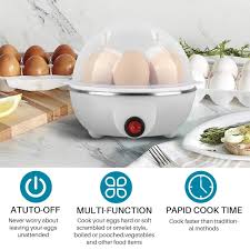 𝘼𝙧𝙖𝙗𝙞𝙖𝙣 𝙑𝙖𝙪𝙡𝙩™Electric Egg Cooker 7 Eggs Steamer | آلة طهي البيض الكهربائية – تستوعب 7 بيضات