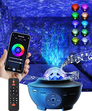 𝘼𝙧𝙖𝙗𝙞𝙖𝙣 𝙑𝙖𝙪𝙡𝙩™ Galaxy Ocean Light Projector – بروجكتر ضوء المجرة والمحيط