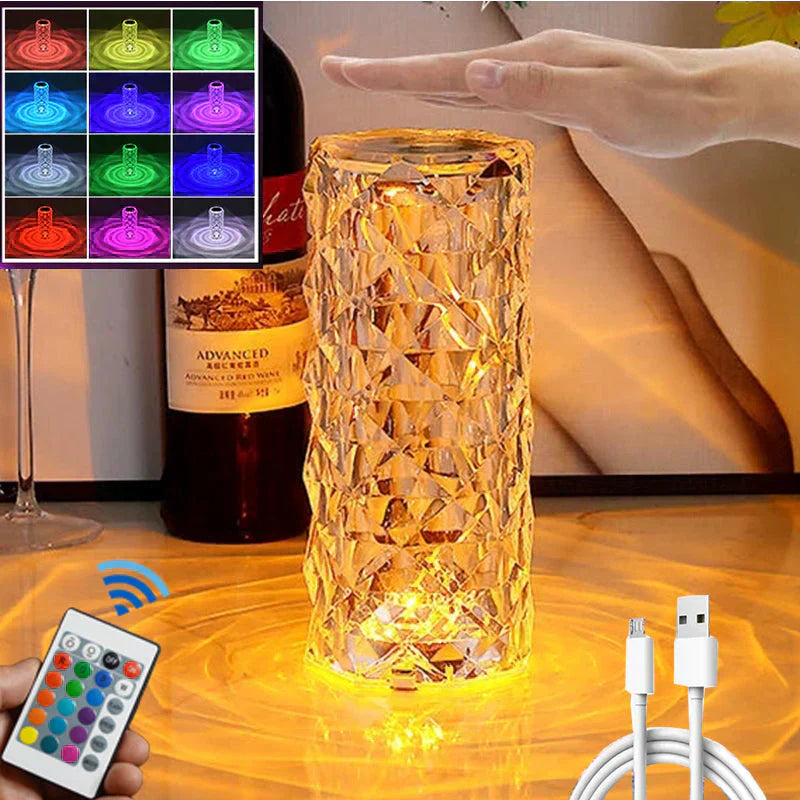 𝘼𝙧𝙖𝙗𝙞𝙖𝙣 𝙑𝙖𝙪𝙡𝙩™LED Crystal Table Lamp | مصباح طاولة كريستال LED