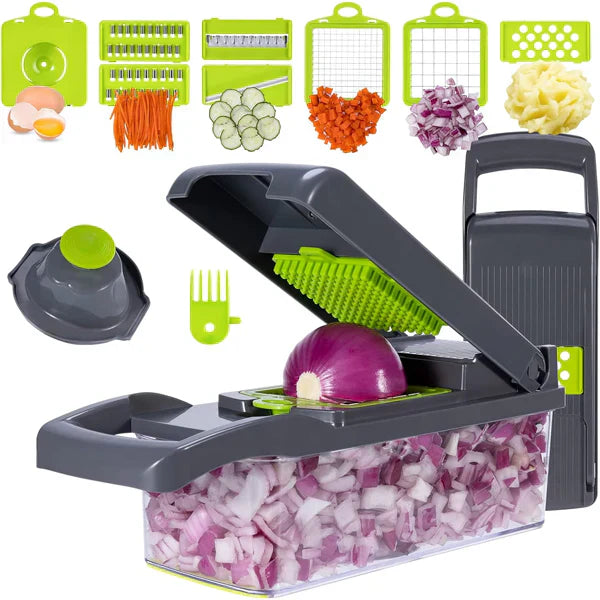 𝘼𝙧𝙖𝙗𝙞𝙖𝙣 𝙑𝙖𝙪𝙡𝙩™ Multifunctional Vegetable Slicer | "قطّاعة الخضروات متعددة الوظائف من أرابيان فولت™"