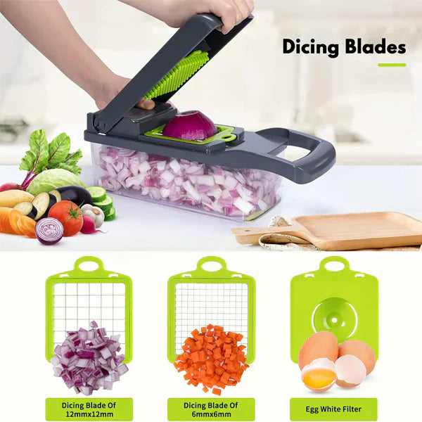 𝘼𝙧𝙖𝙗𝙞𝙖𝙣 𝙑𝙖𝙪𝙡𝙩™ Multifunctional Vegetable Slicer | "قطّاعة الخضروات متعددة الوظائف من أرابيان فولت™"