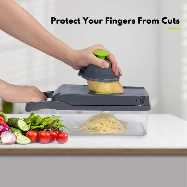 𝘼𝙧𝙖𝙗𝙞𝙖𝙣 𝙑𝙖𝙪𝙡𝙩™ Multifunctional Vegetable Slicer | "قطّاعة الخضروات متعددة الوظائف من أرابيان فولت™"
