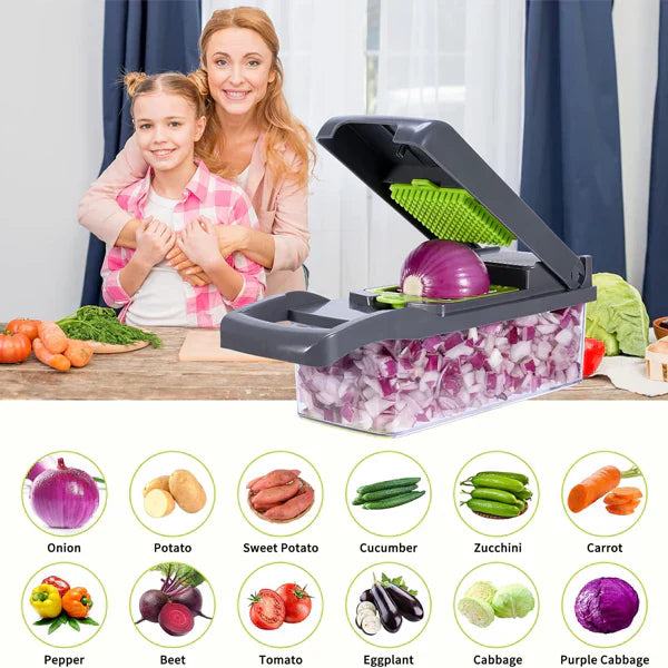 𝘼𝙧𝙖𝙗𝙞𝙖𝙣 𝙑𝙖𝙪𝙡𝙩™ Multifunctional Vegetable Slicer | "قطّاعة الخضروات متعددة الوظائف من أرابيان فولت™"