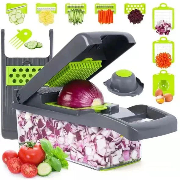 𝘼𝙧𝙖𝙗𝙞𝙖𝙣 𝙑𝙖𝙪𝙡𝙩™ Multifunctional Vegetable Slicer | "قطّاعة الخضروات متعددة الوظائف من أرابيان فولت™"