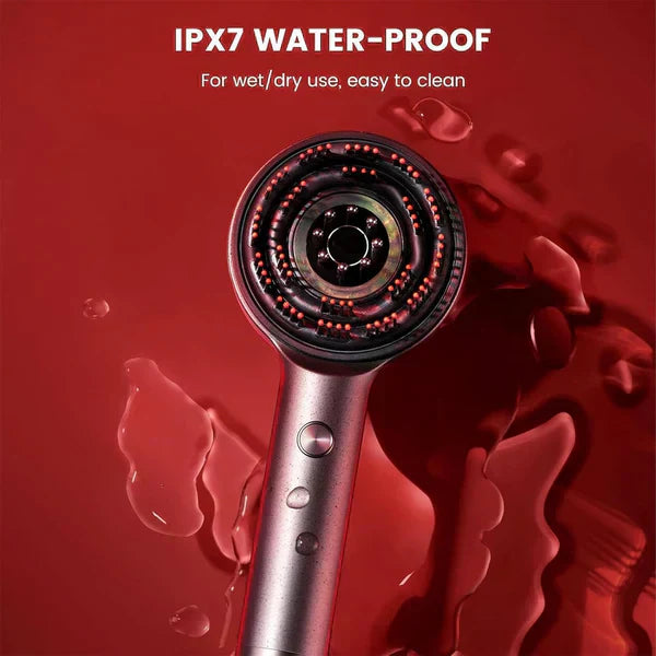 𝘼𝙧𝙖𝙗𝙞𝙖𝙣 𝙑𝙖𝙪𝙡𝙩™ Scalp Massager Brush (Red) – فرشاة تدليك فروة الرأس (حمراء)